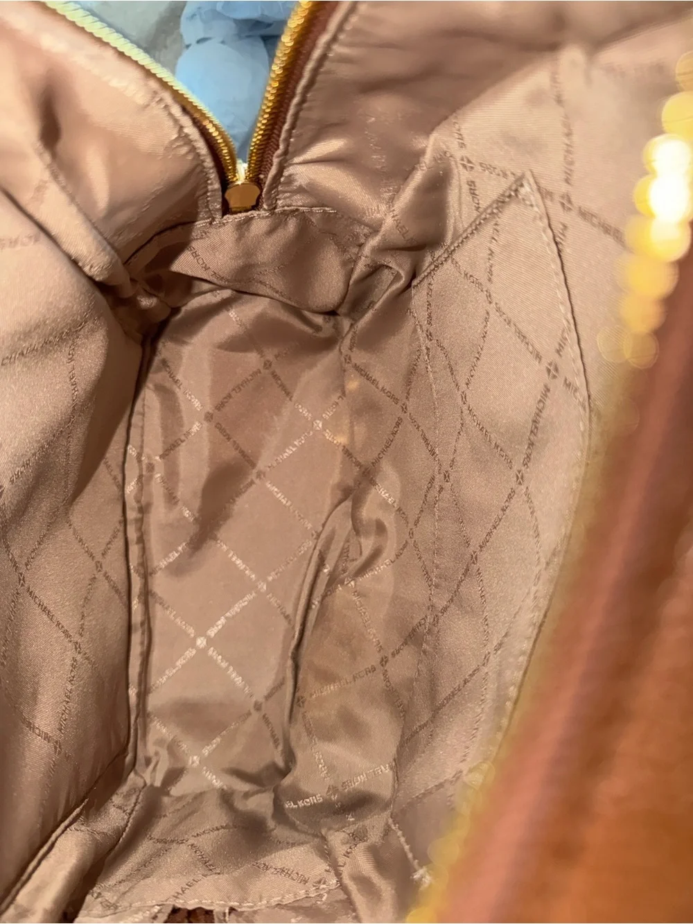 Michael Kors Brown Backpack